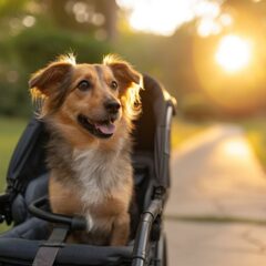 Les avantages de la poussette pour chien : un indispensable pour leur bien-être