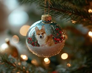 Boule de Noël personnalisée pour animaux : une décoration unique et émotive