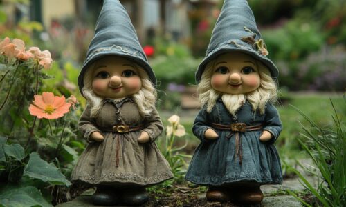 Les nains de jardin féminins les plus élégants