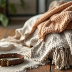 Laissez-vous séduire par notre sélection de textiles et accessoires haut de gamme pour chiens