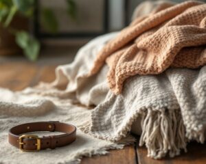 Laissez-vous séduire par notre sélection de textiles et accessoires haut de gamme pour chiens